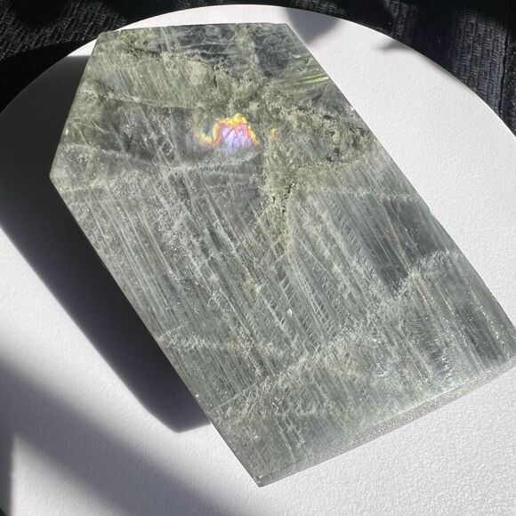 Labradorite Crystal‎ Freeform Meditation Stone (#2) - Picture 6 of 16